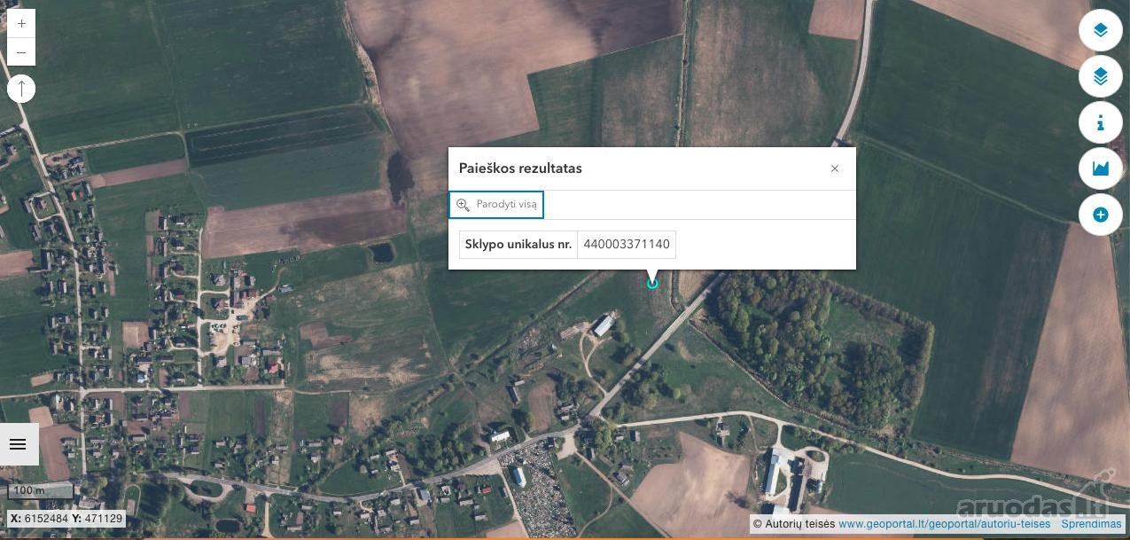 Parduodamas žemės ūkio paskirties sklypas