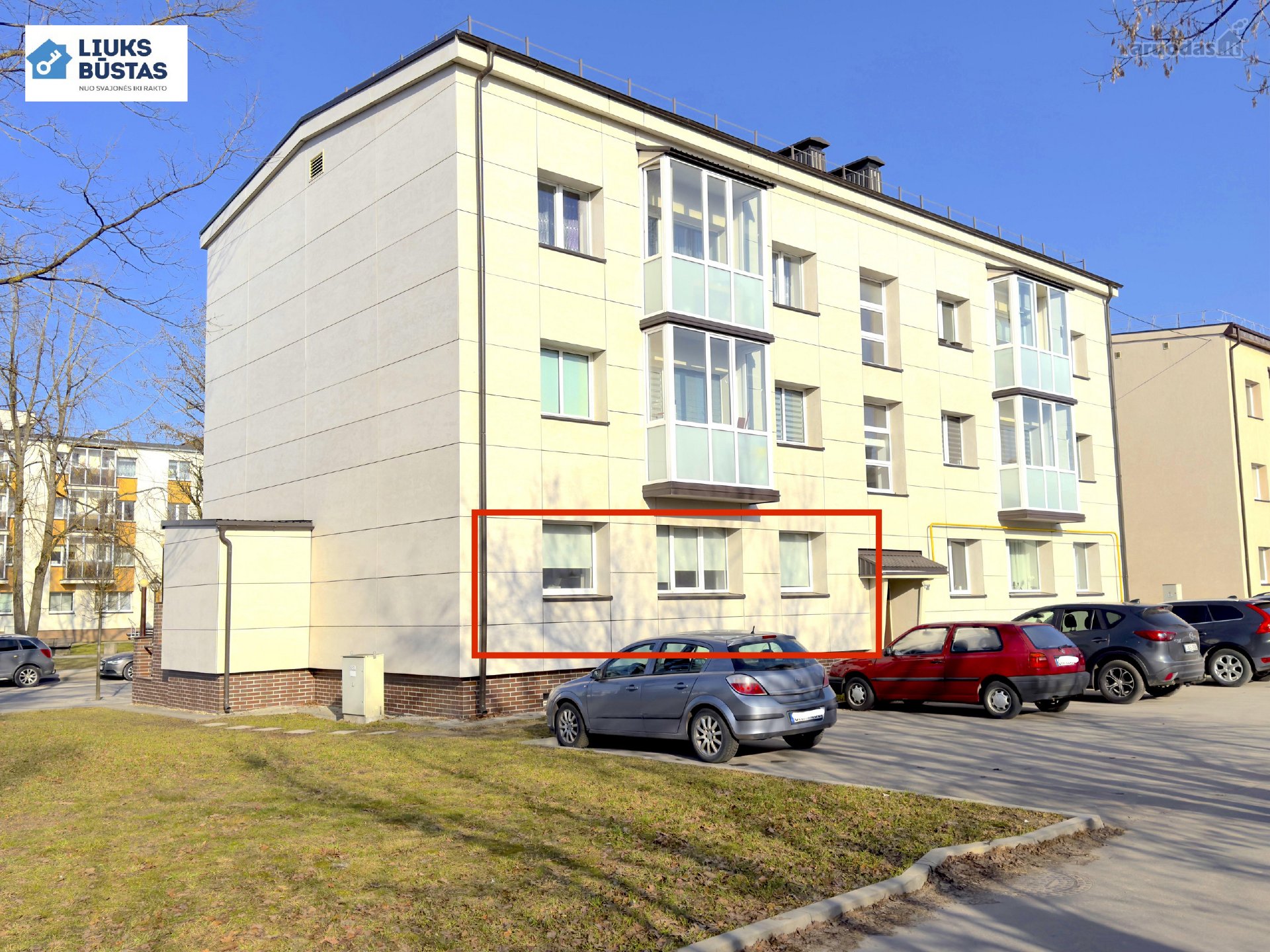 Išnuomojamos 41.58 kv.m. patalpos 1 aukšte,