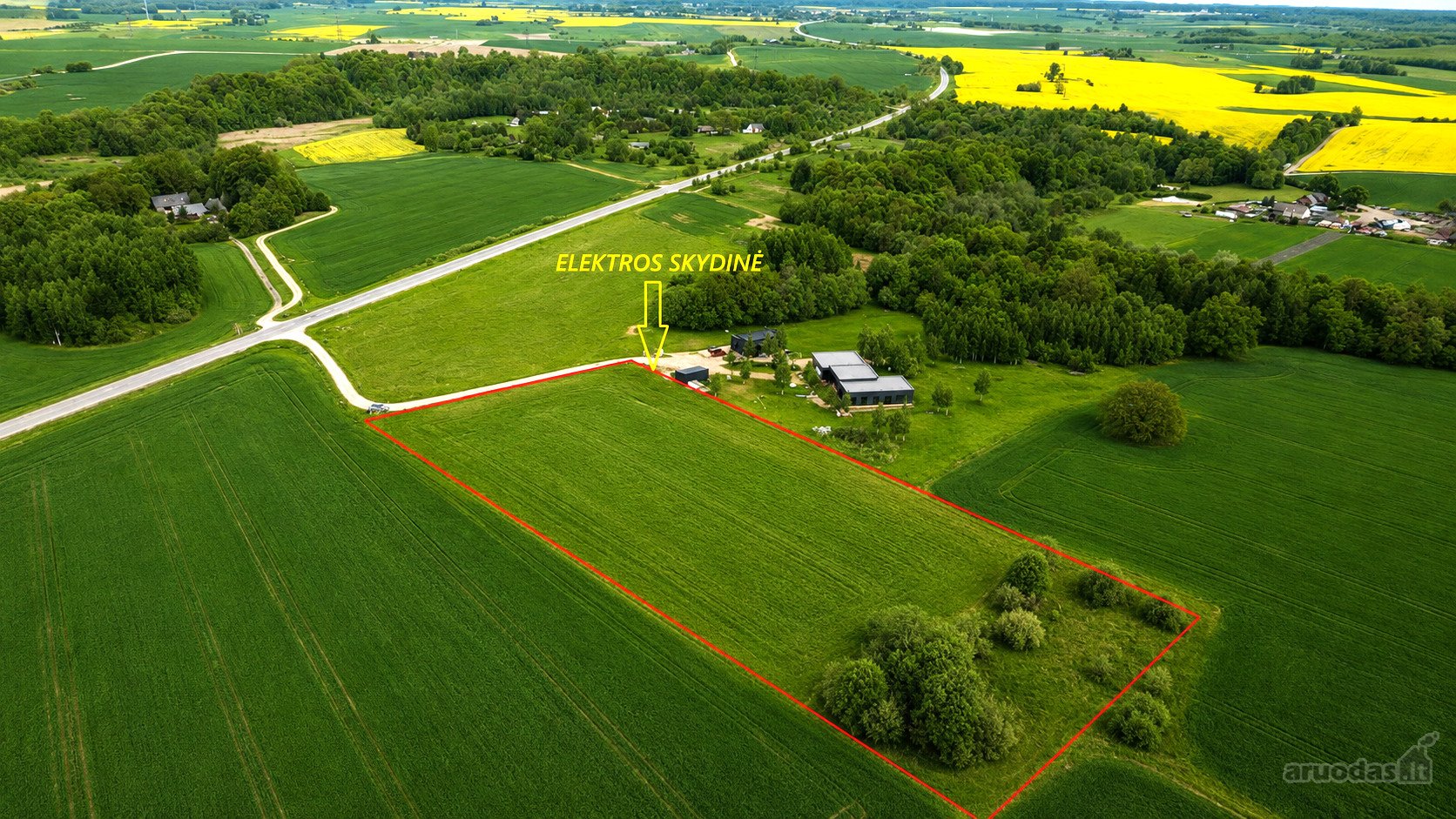 Parduodamas 1,30 ha žemės ūkio paskirties