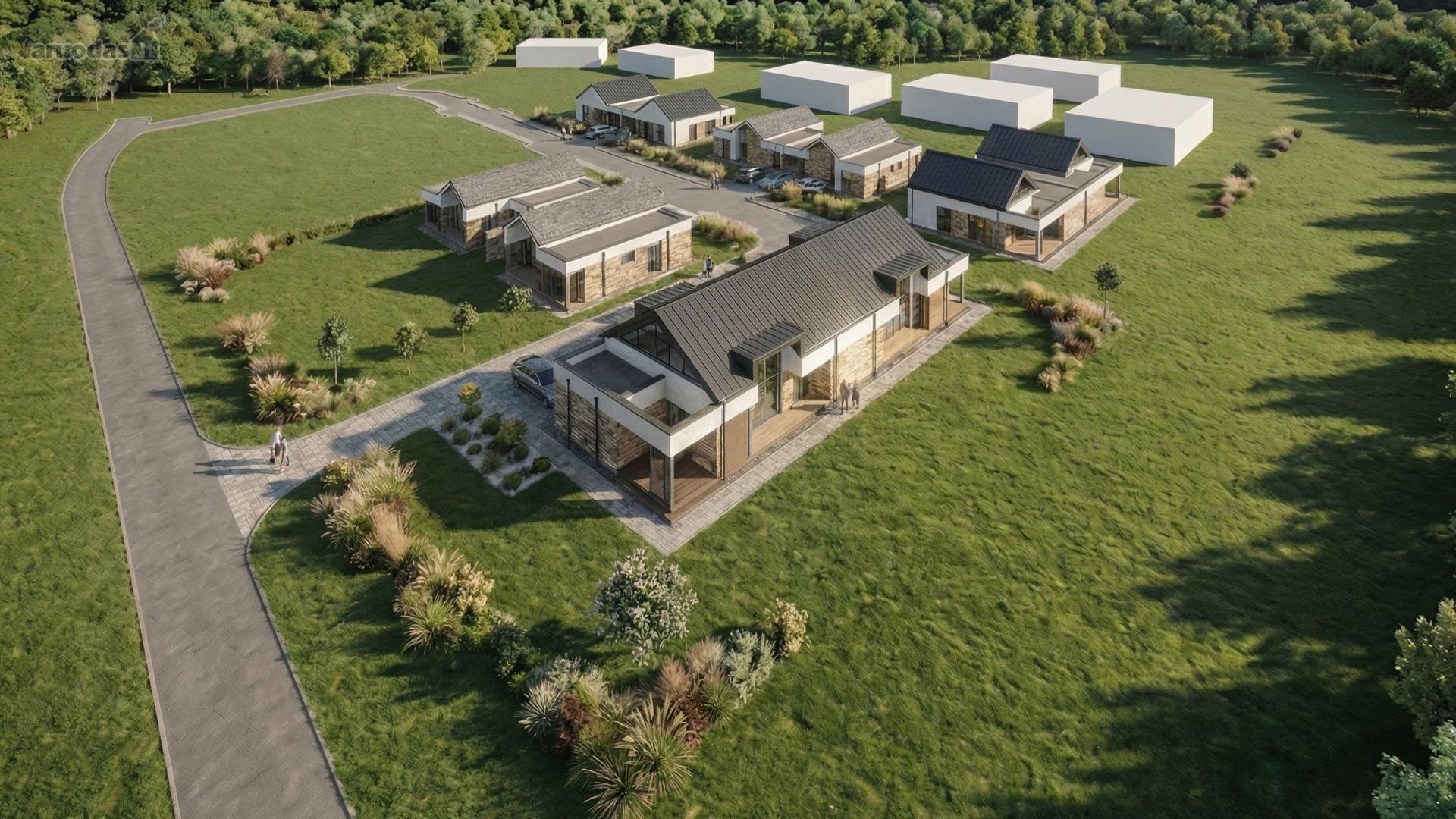 Naujas Dvibučių Gyvenamųjų Namų Projektas