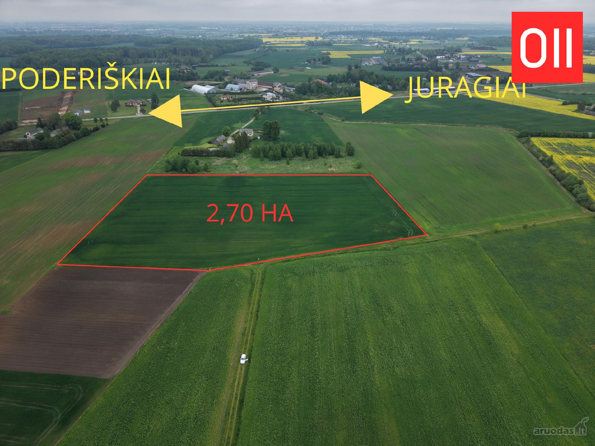 Tvarkingas, lygus ir nuolat dirbamas žemės