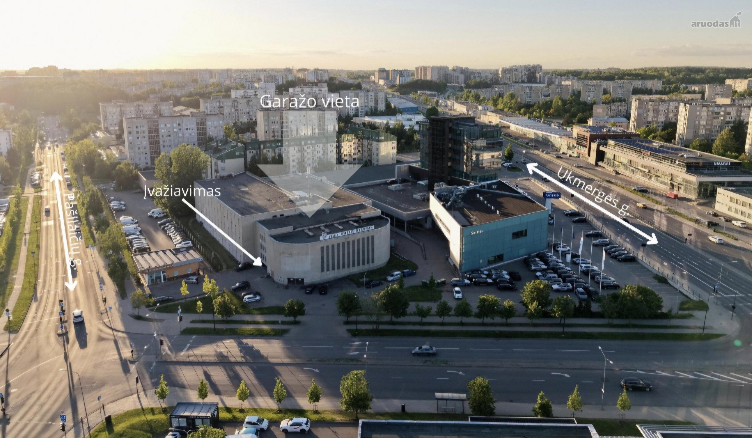 Nuomojamas garažas adresu Pašilaičių g. 1a.