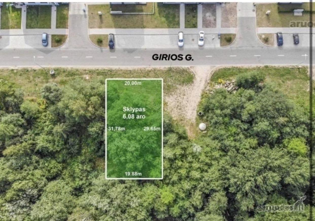 Parduodamas Namų Valdos Sklypas Kaune, Girios