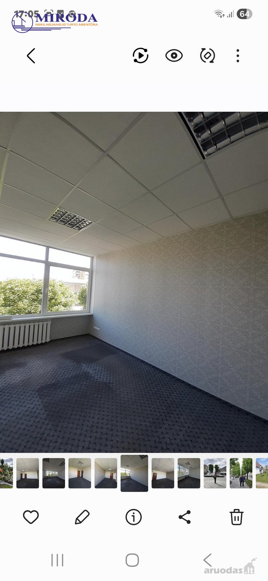 Išnuomuojamos administracinės - biuro