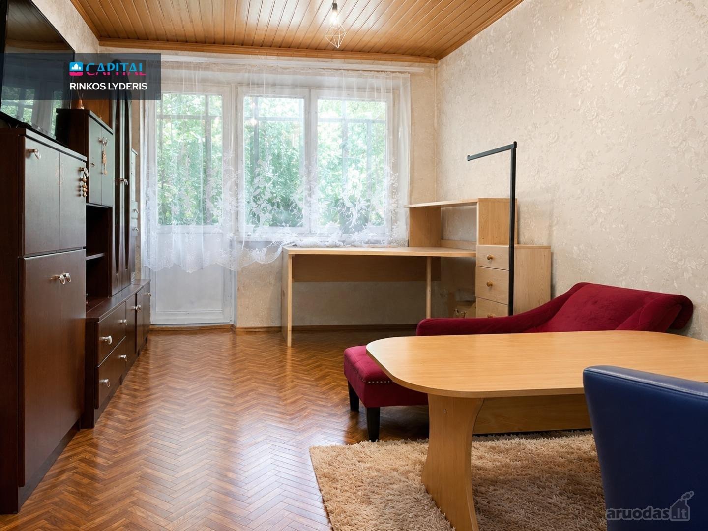 Parduodamas Erdvus 3 Kambarių Butas Antrame