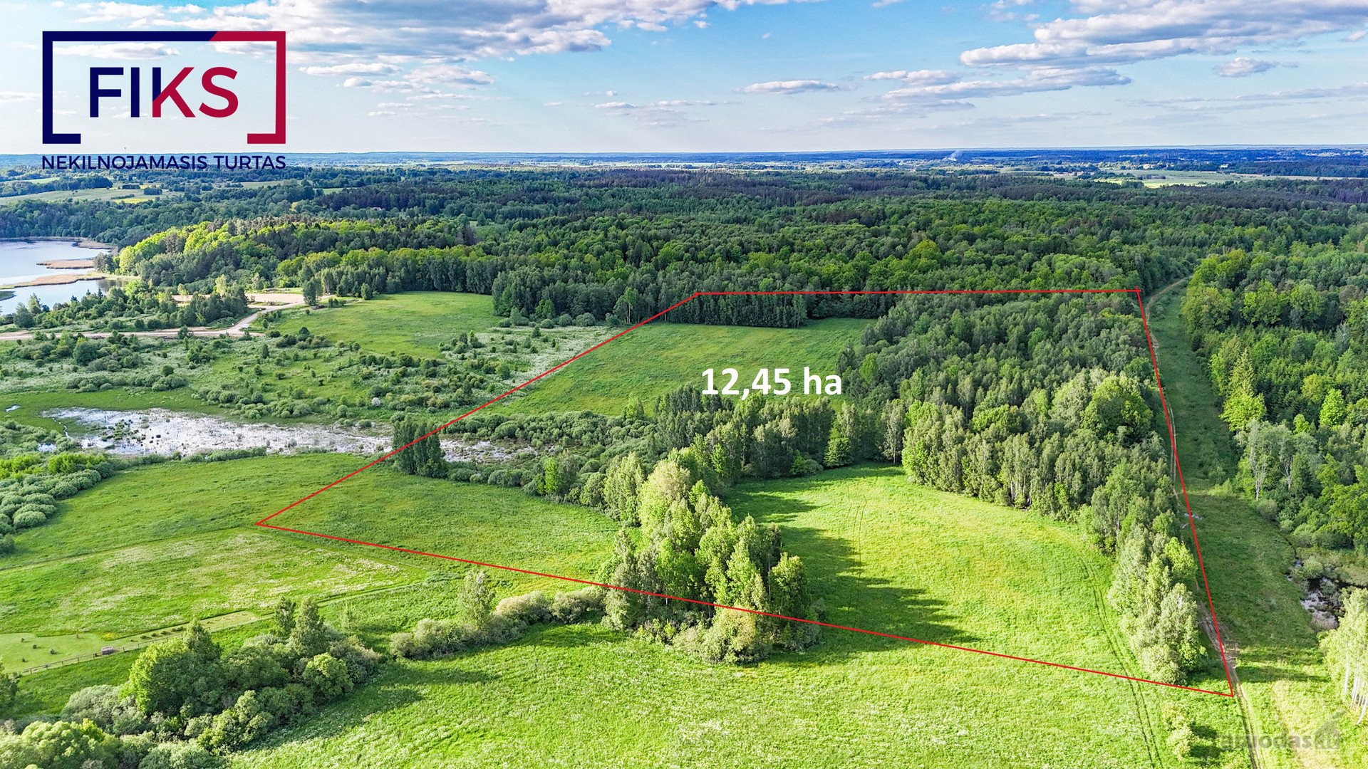 Parduodamas 12,45 Ha Žemės Ūkio Paskirties
