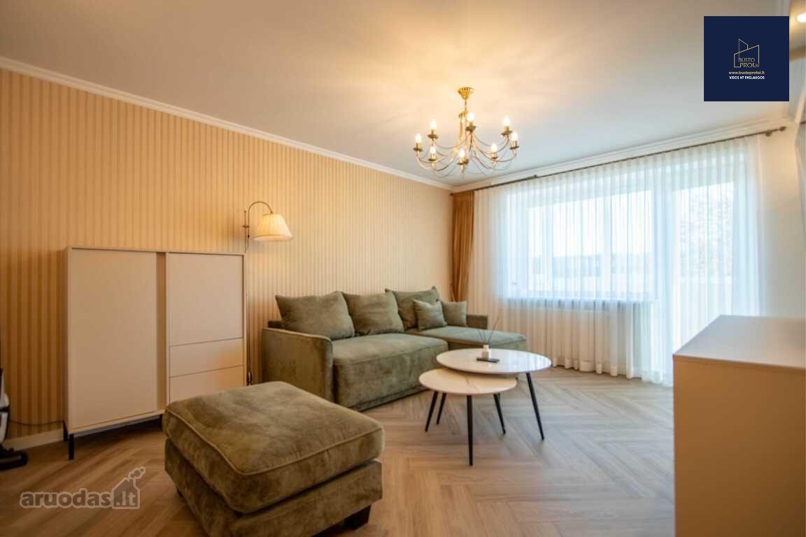 Išnuomojamas suremontuotas 2-jų kambarių