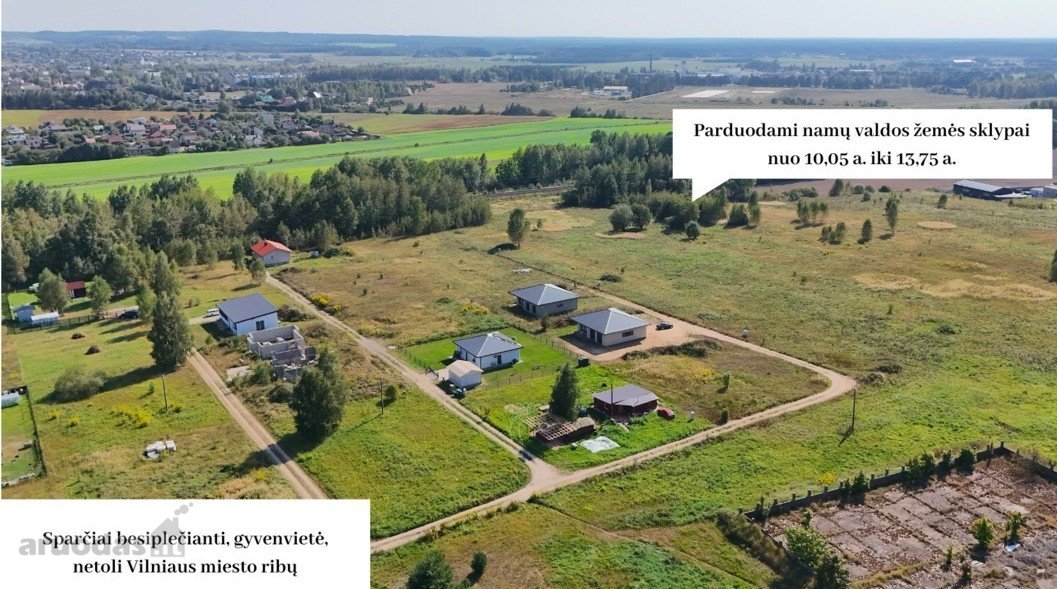 Parduodamas namų valdos sklypas Bruknių