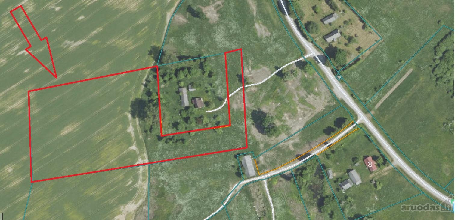 Parduodamas 2,1 ha žemės ūkio paskirties