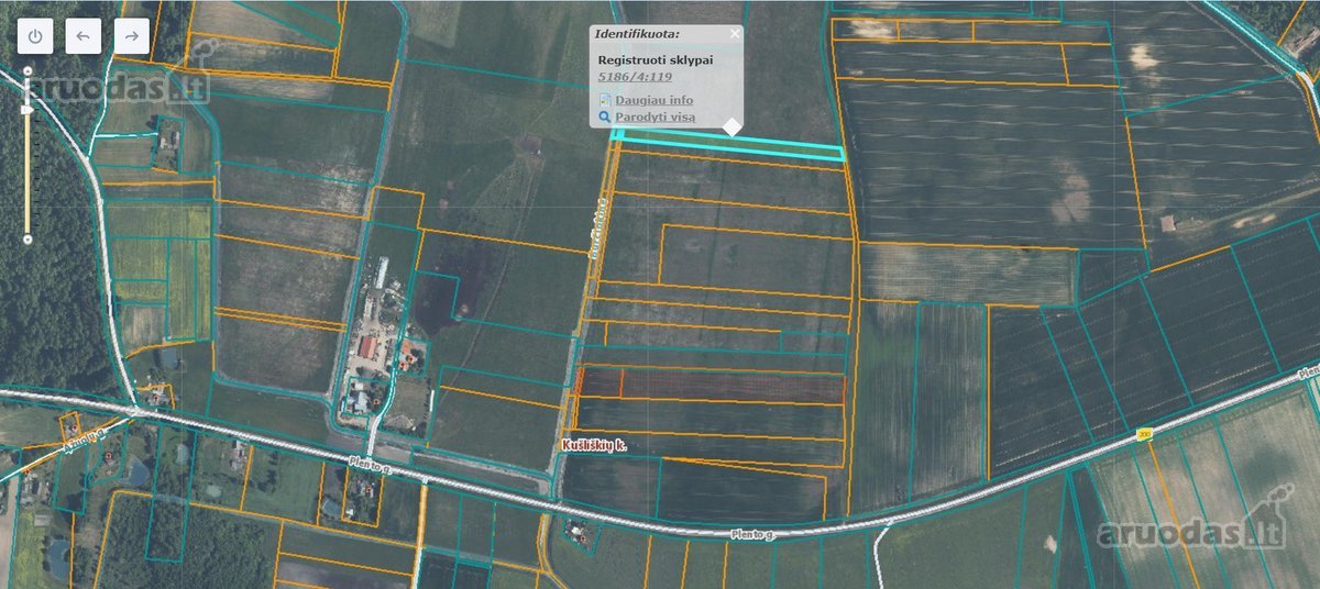 Kalvarijos sen. parduodama 0,51 ha žemės ūkio