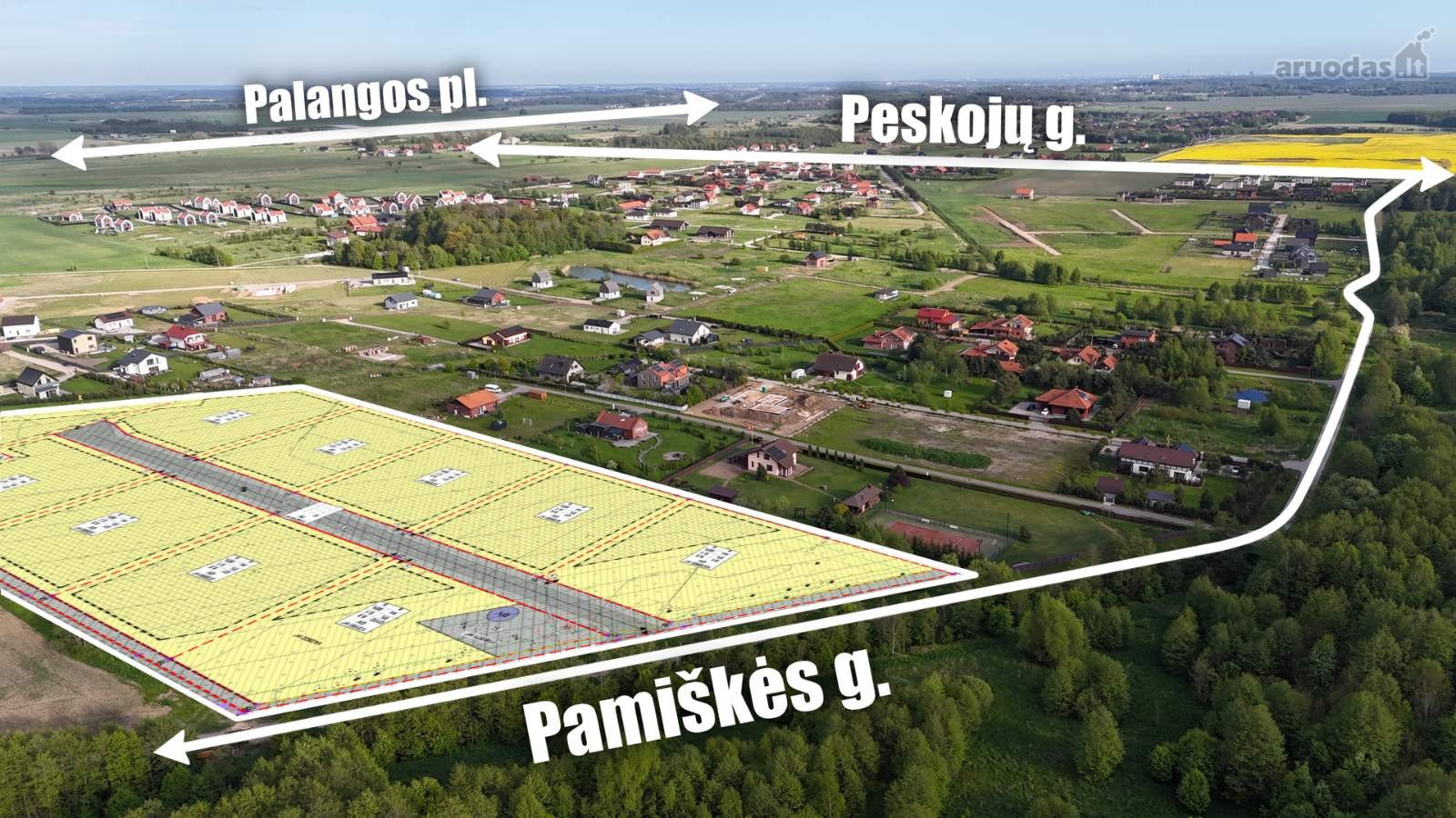 Parduodamas Sklypų Masyvas Prie Baltijos