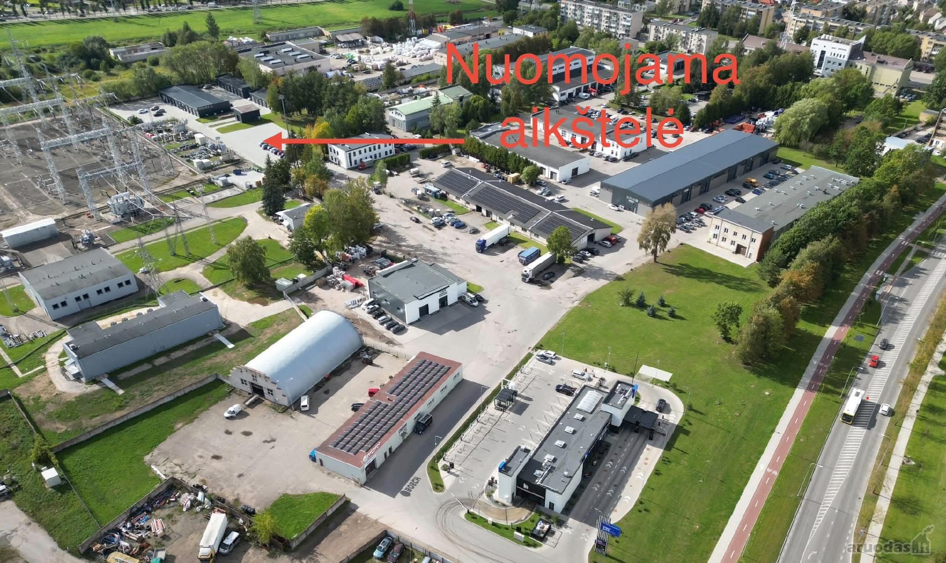 Nuomojamos tvarkingos aikštelės. Tinkamos