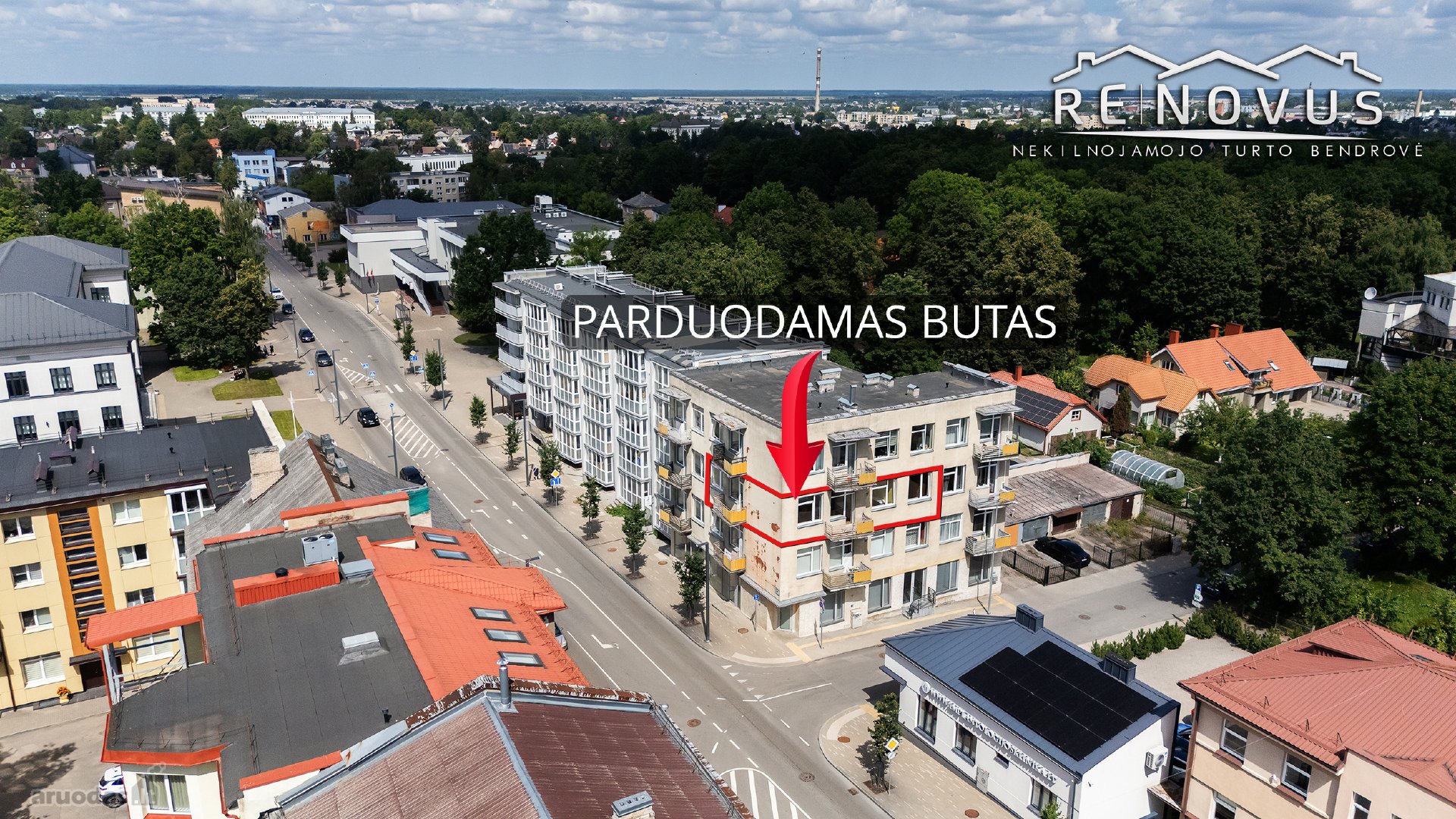 Išskirtinis 4 kambarių butas Šiaulių širdyje