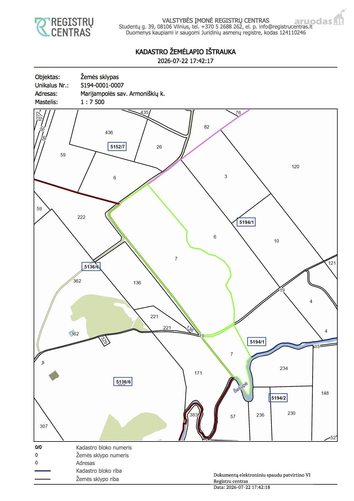 Parduodamas 18,98 ha žemės ūkio paskirties