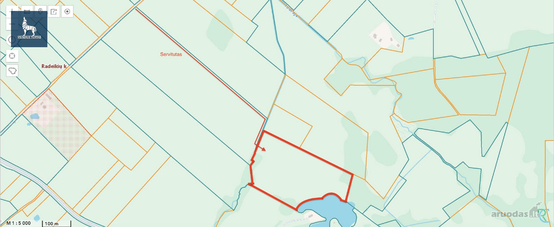 Parduodamas 5,66 ha žemės ūkio paskirties