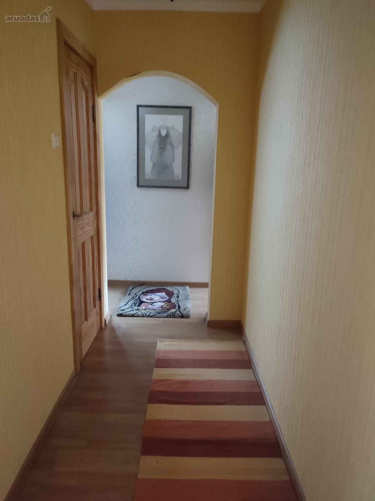Parduodamas tvarkingas, šviesus 3 kambarių