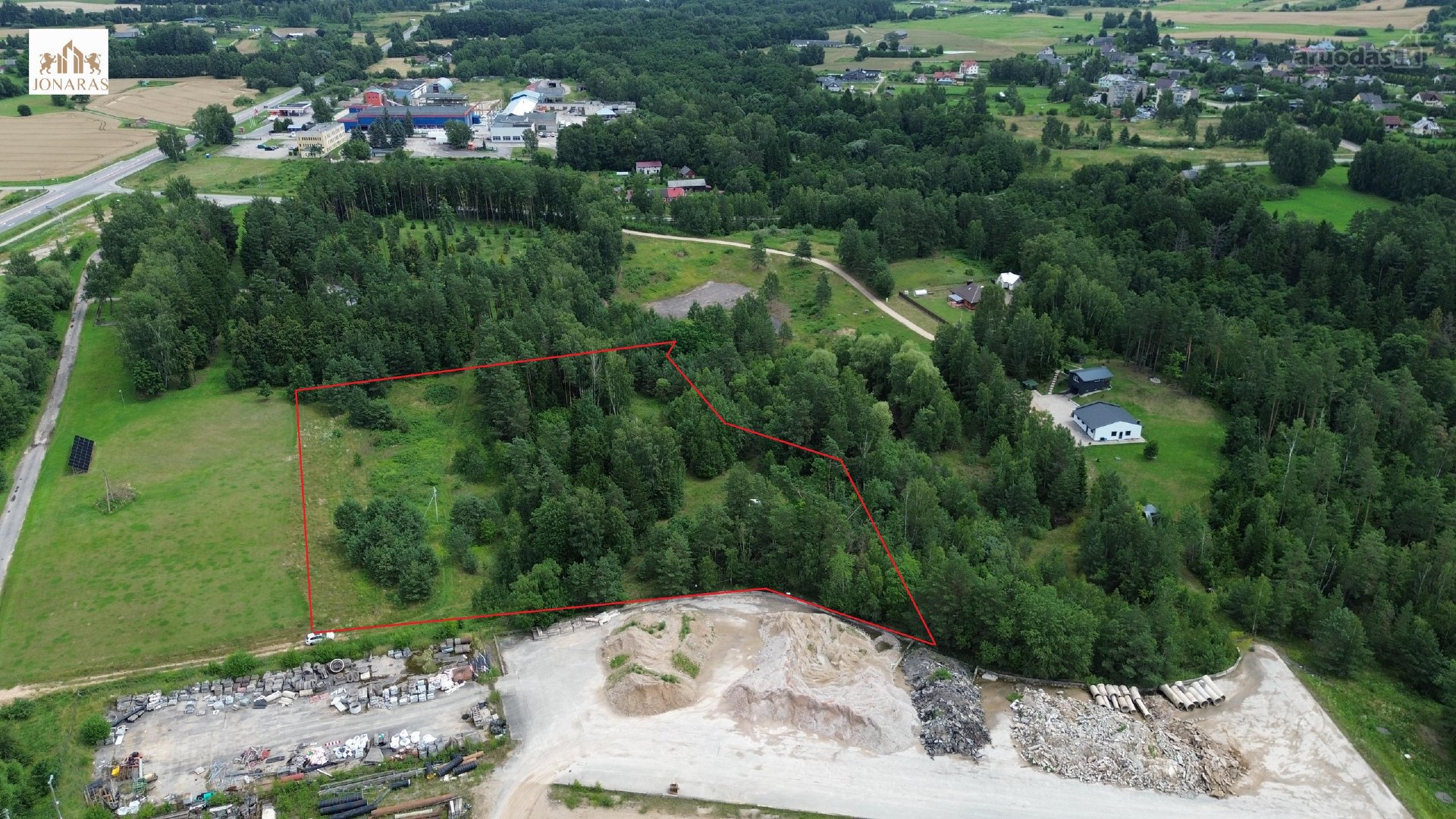 Parduodamas 1,50 ha žemės sklypas – puiki