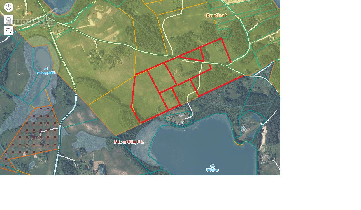 Parduodami 9,35ha žemės ūkio paskirties