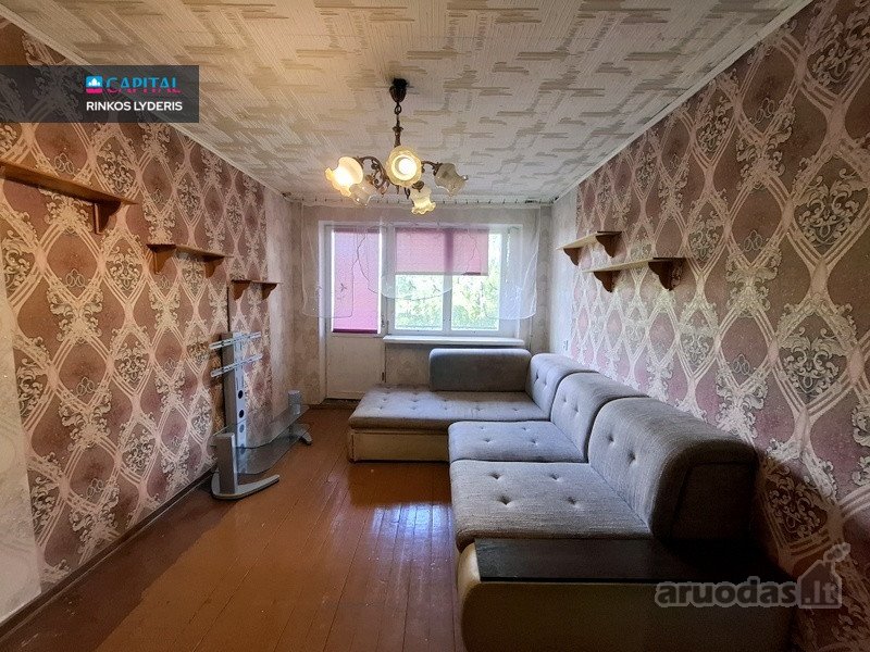 Parduodamas šiltas, vidinis 2-jų kambarių