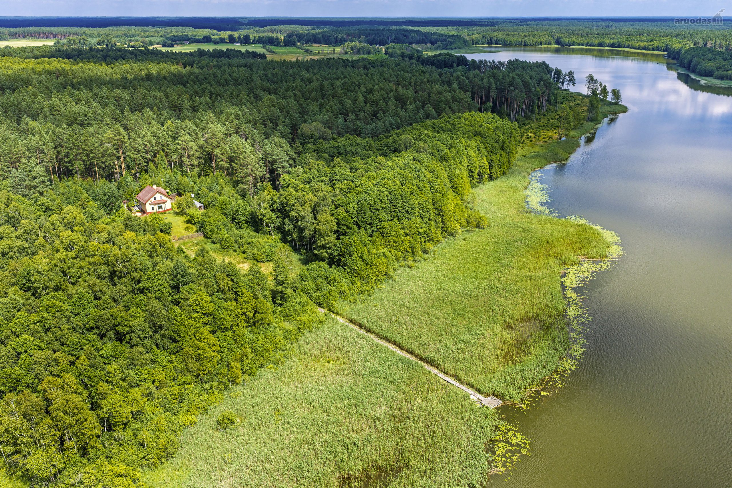 Privati ežero pakrantė, 5 hektarai nuosavo