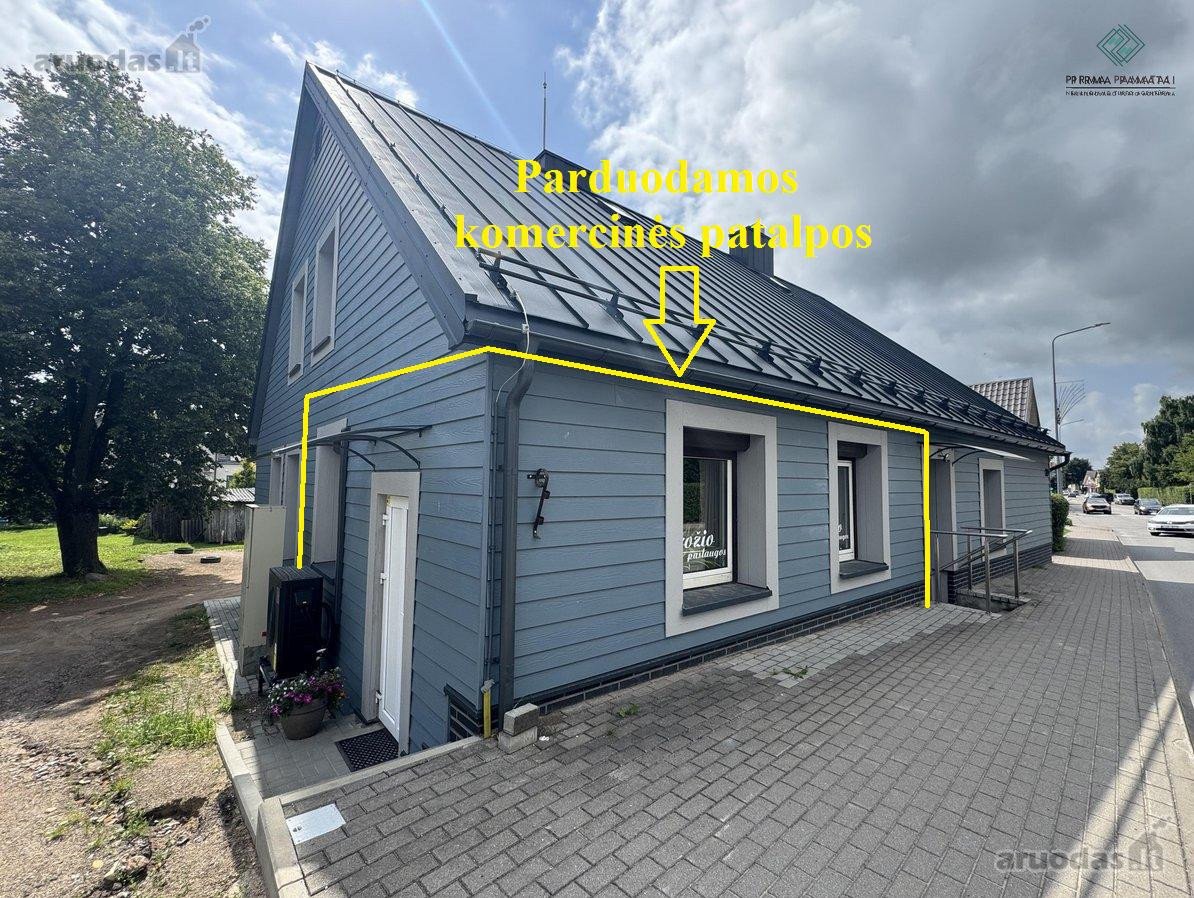 Komercinės patalpos investicijai, veiklai