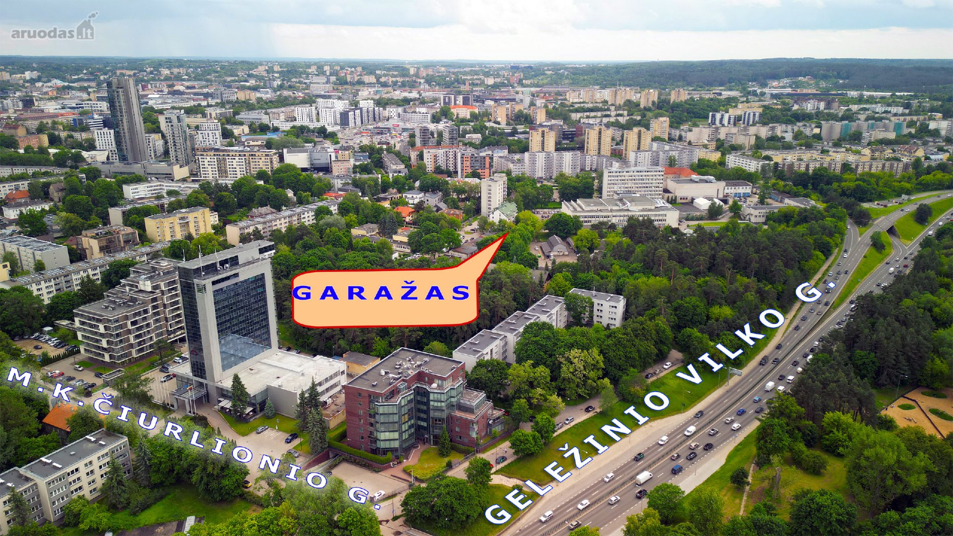 Šalia Vingio Parko Nuom. 17 Kv.m. Garažas