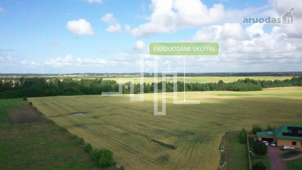 Parduodami sklypai ramioje ir perspektyvioje