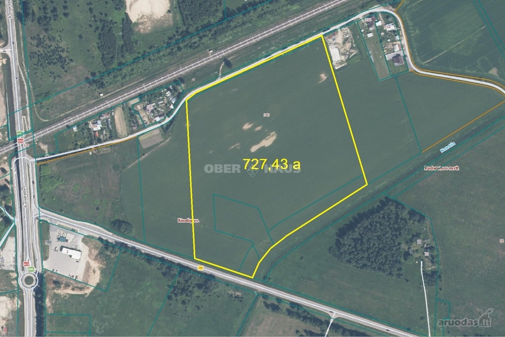 Parduodamas 7,3 Ha Ploto Sklypų Masyvas
