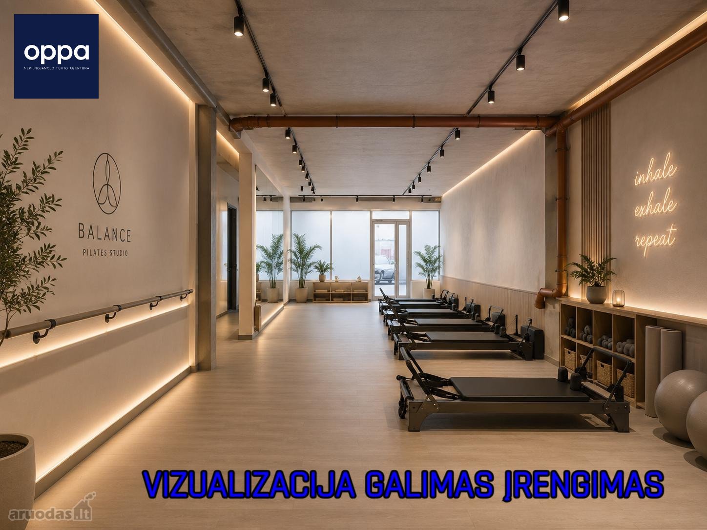 Nuomojamos 117 kv. m administracinės /