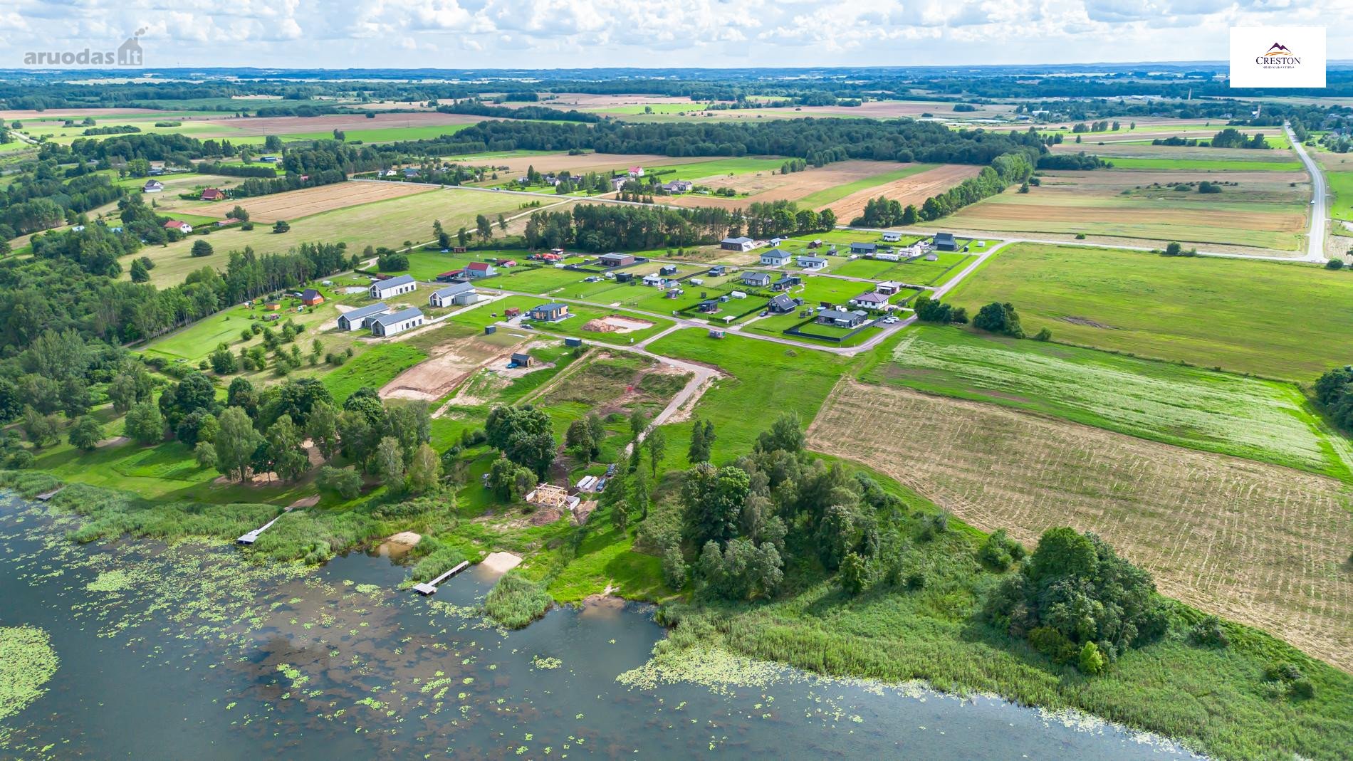 Parduodamas sklypas šešių sklypų privačių