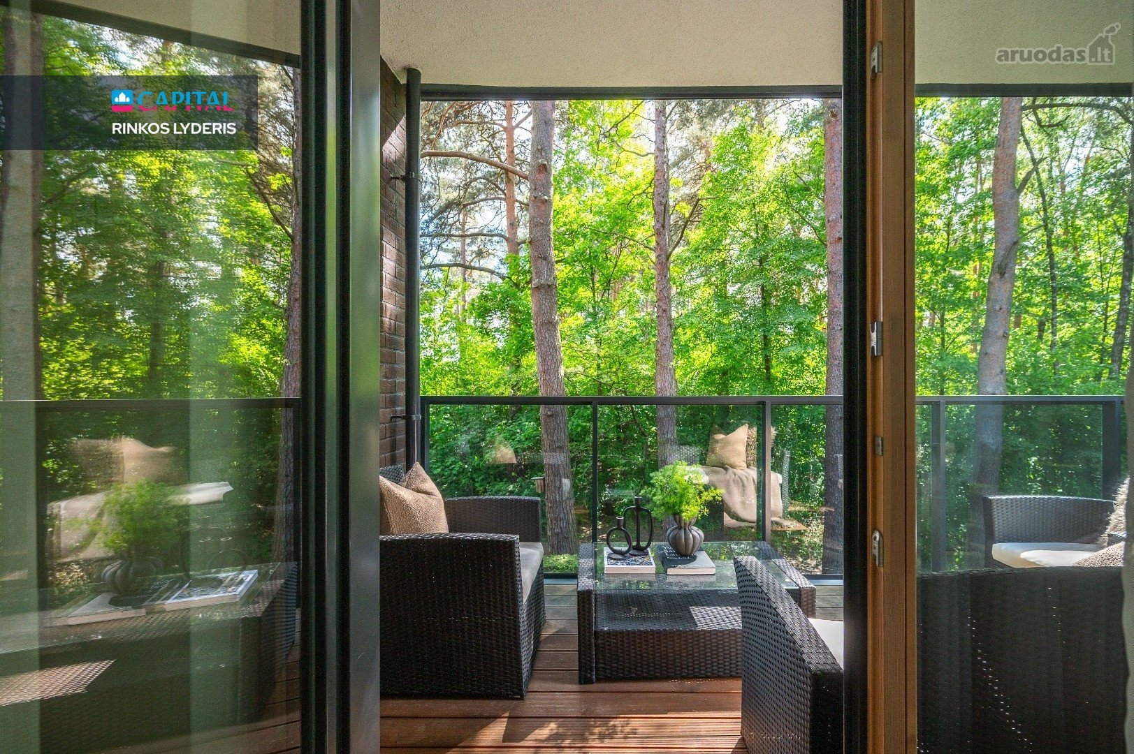 Pro panoraminius langus ir beveik 10 m²