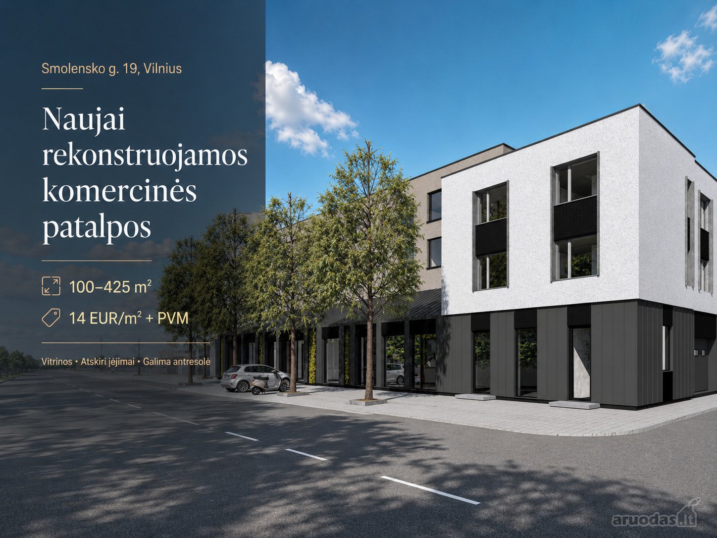 Nuomojamos Naujai Rekonstruojamos Komercinės