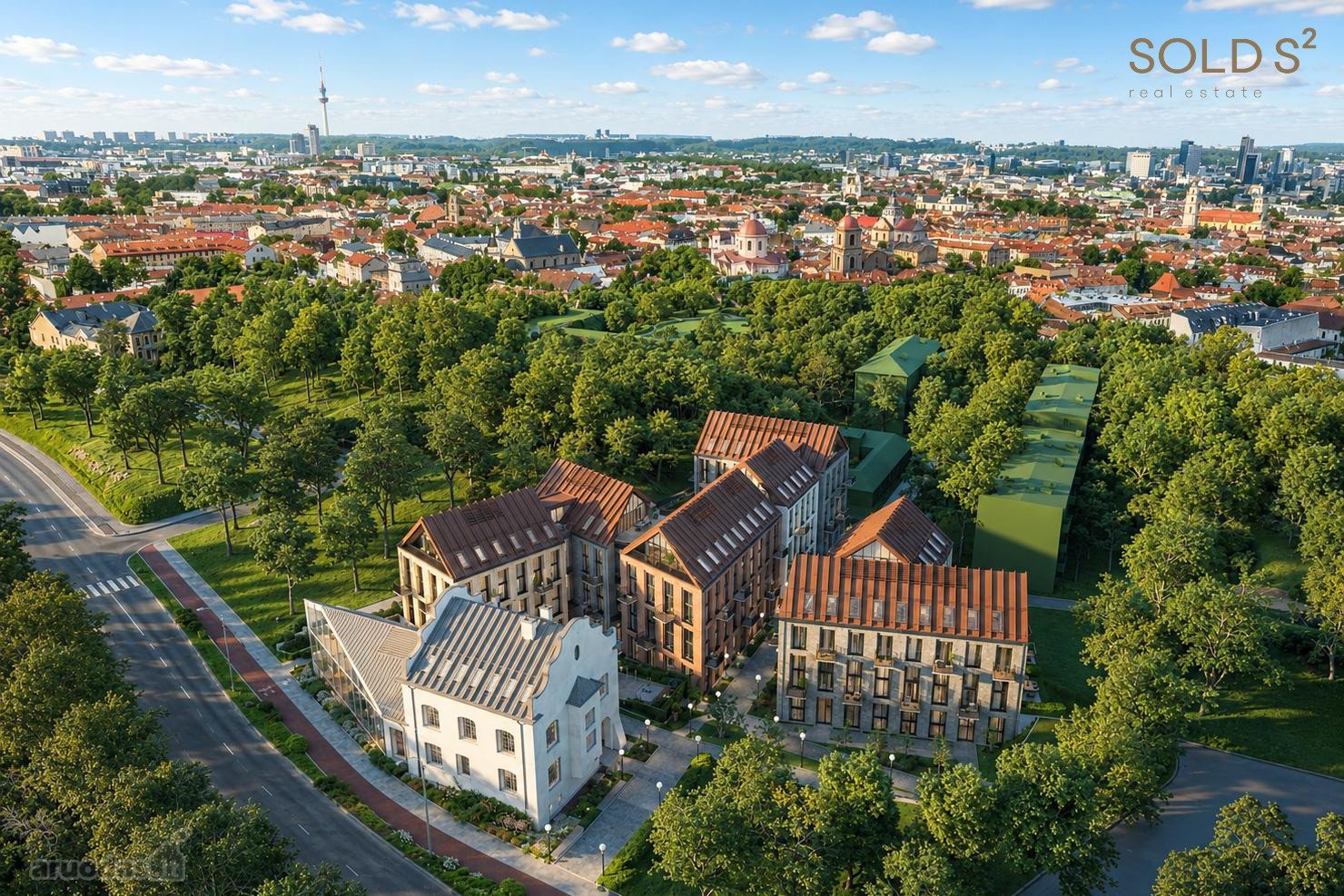 Vos kelios minutės pėsčiomis nuo Aušros vartų