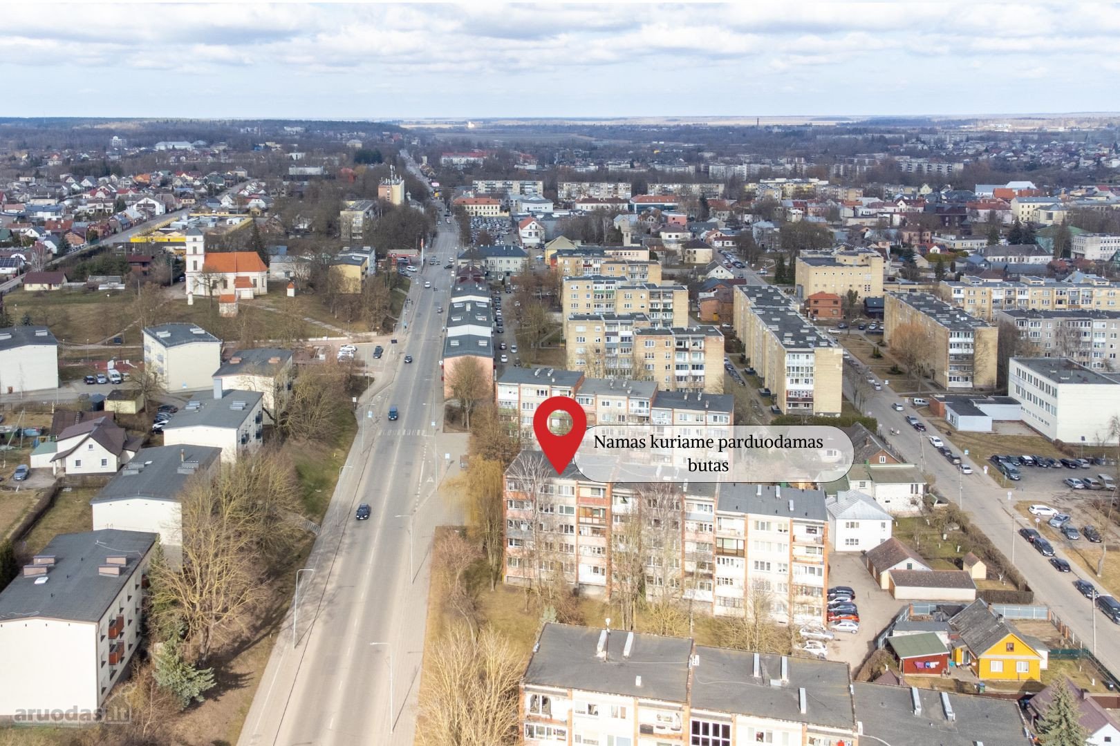 Parduodamas šviesus ir jaukus 3 kambarių