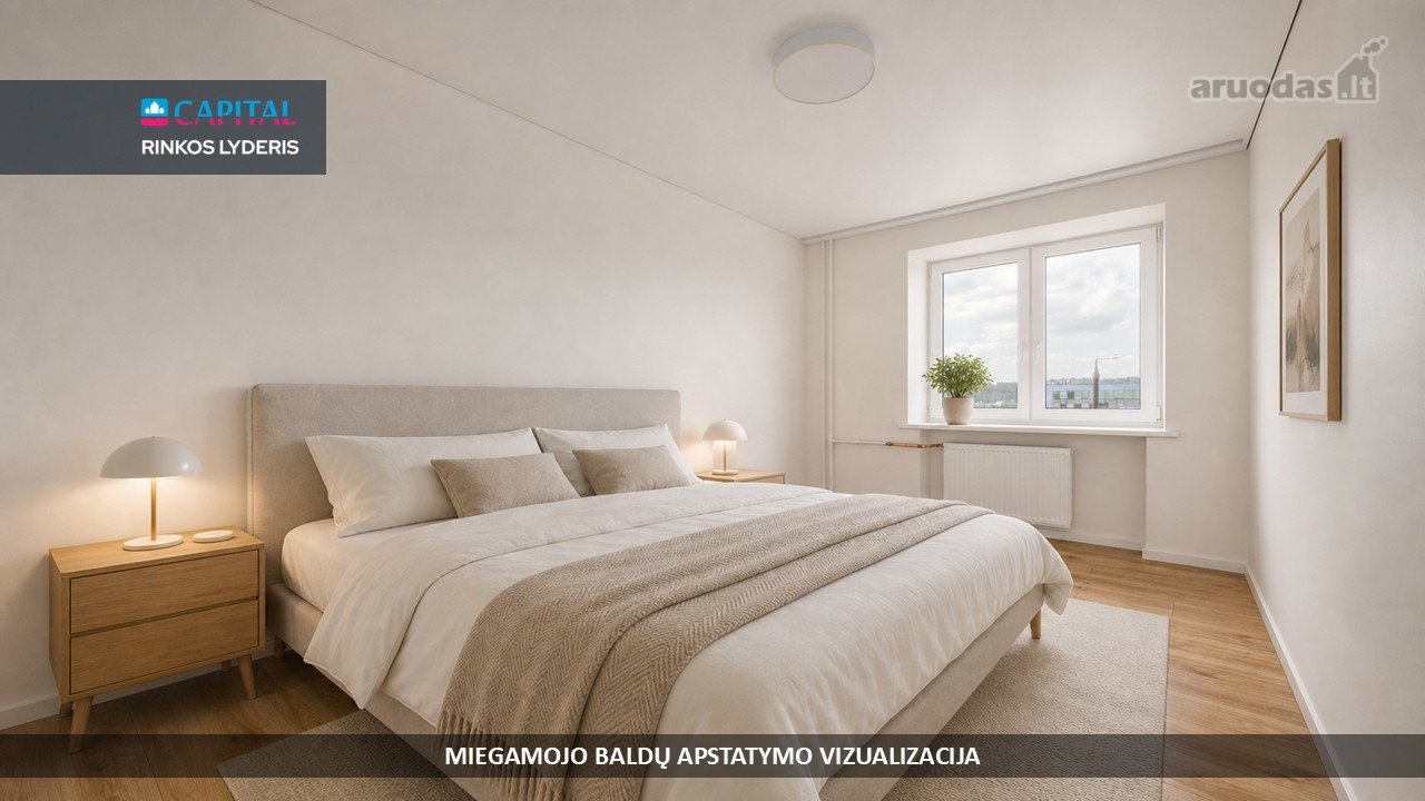 Parduodamas kapitaliai atnaujintas, iš karto