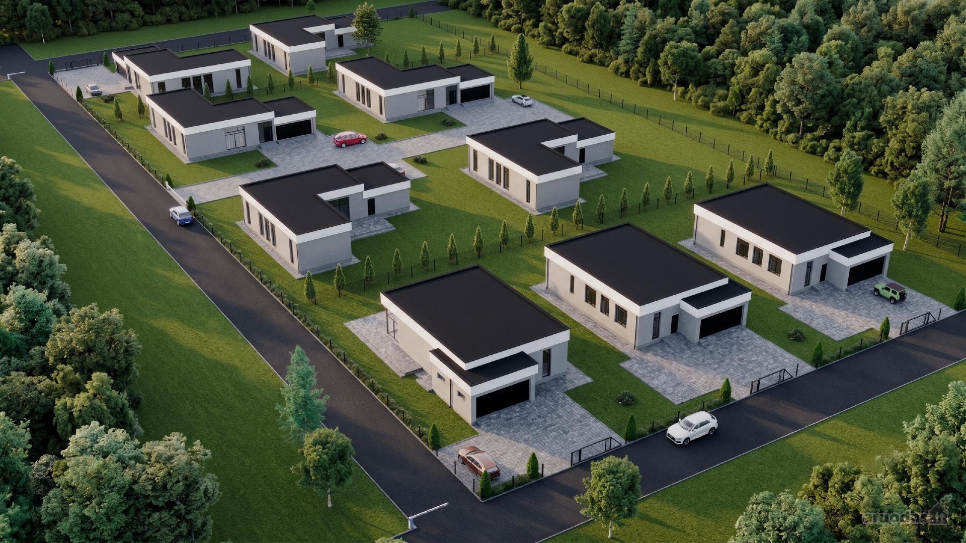 Rezervuojami naujos statybos 169,66 m² namai