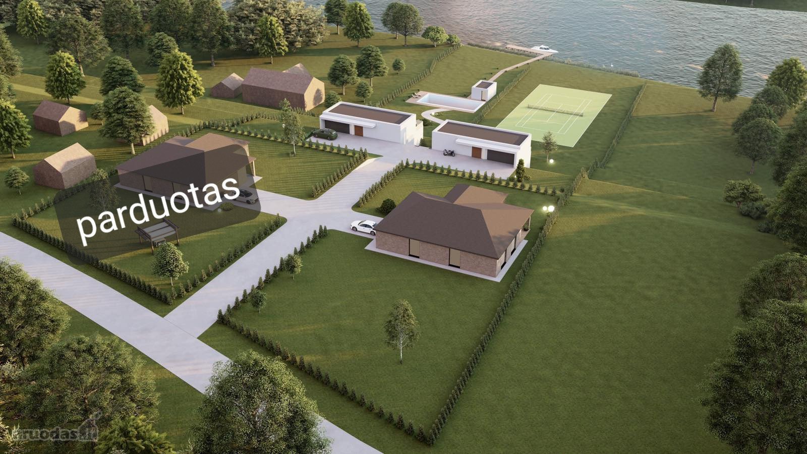 Namų valdos sklypai ant Neries kranto –