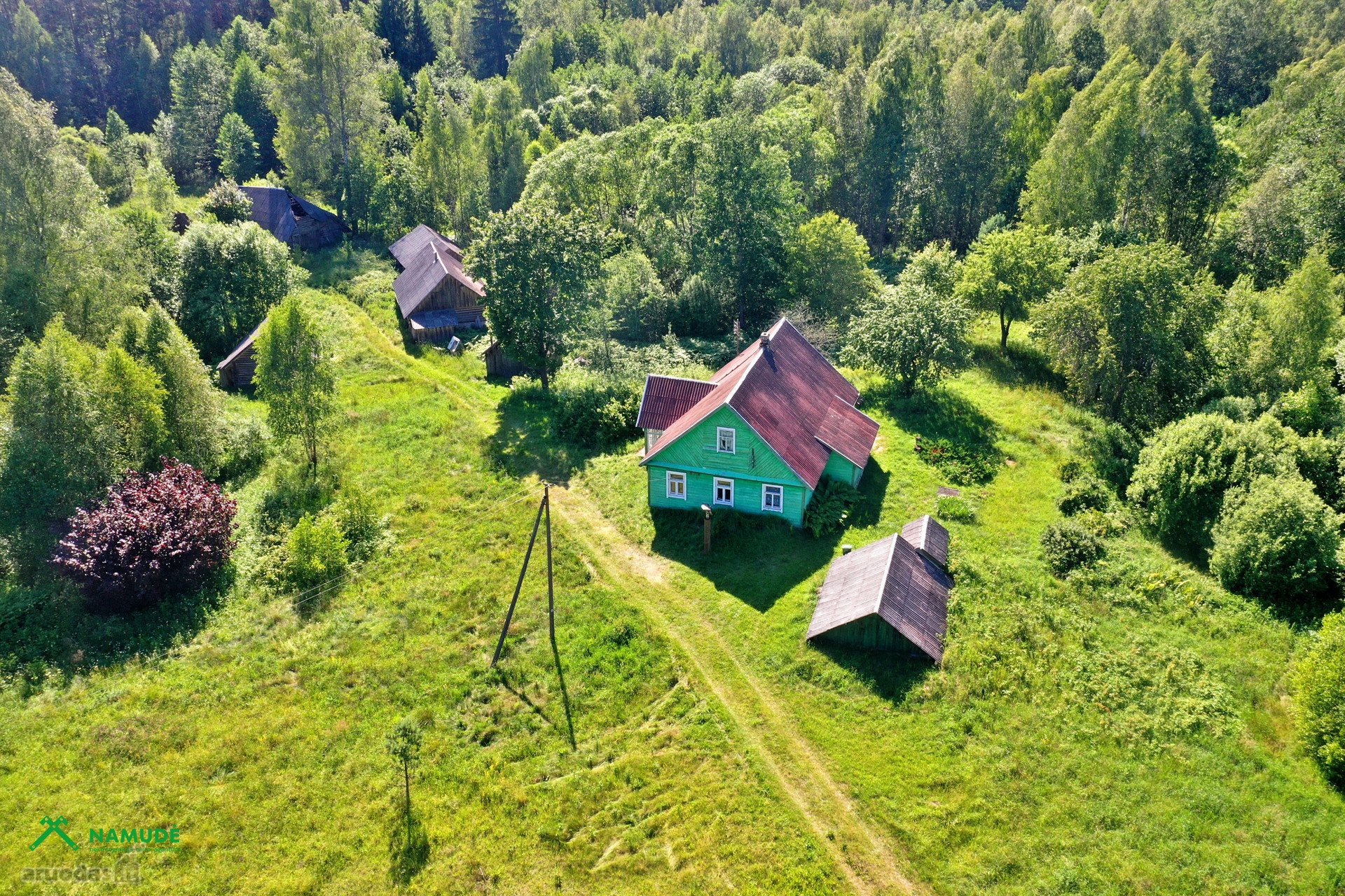 Parduodama Sodyba Su 2ha Žemės Sklypu –