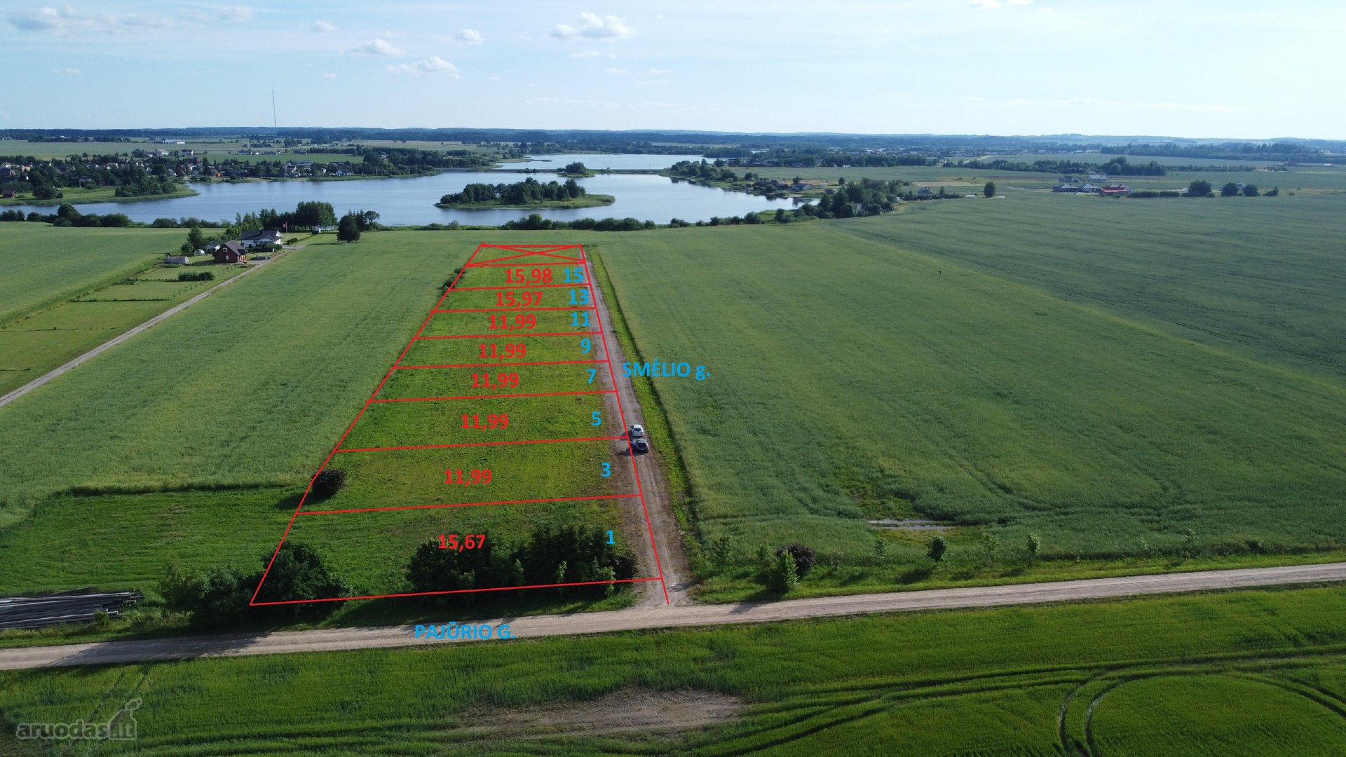 Prie Šiaulių jūros, rekreacinėje zonoje, su