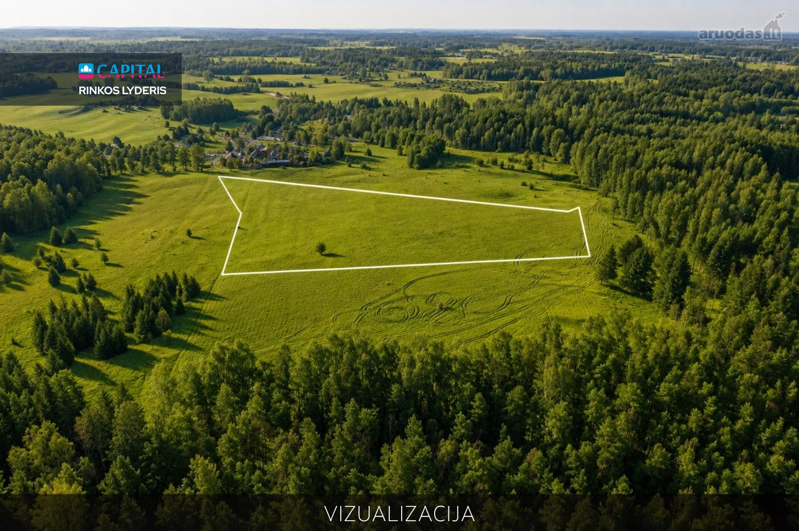 Parduodamas 3,2803 ha Žemės Ūkio Paskirties