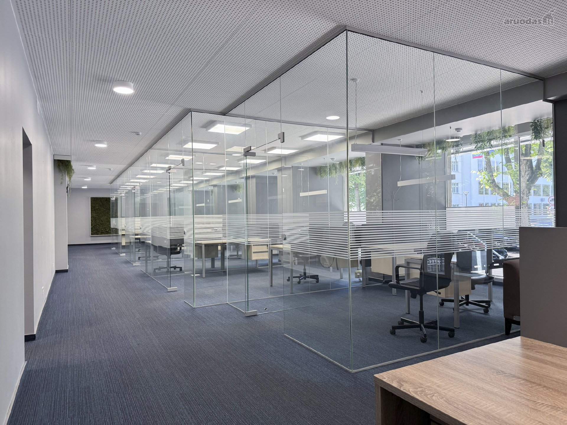 Nuomojamos 309 m² komercinės patalpos vienoje