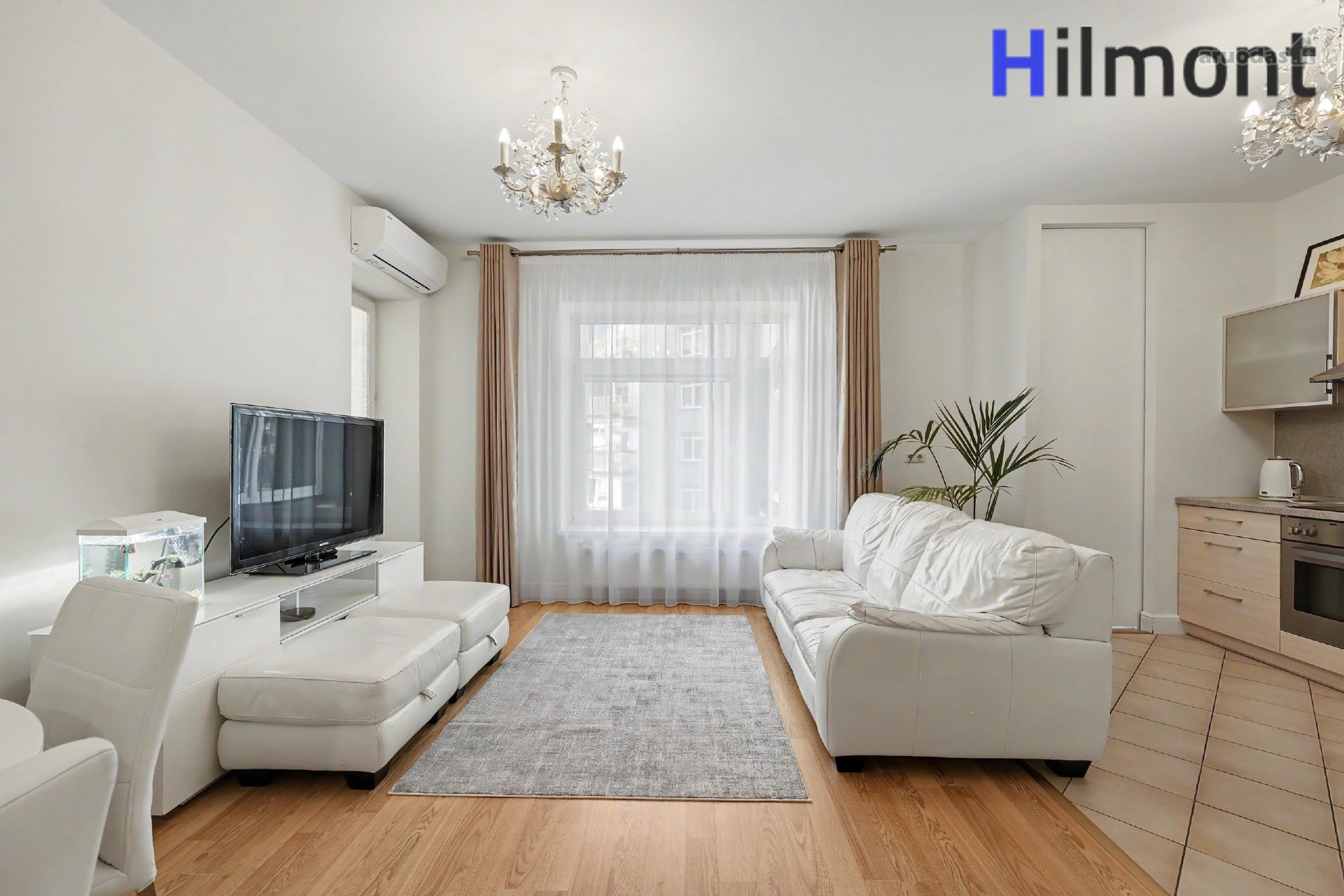 Funkcionaliai Išplanuotas 3 Kambarių Butas Su