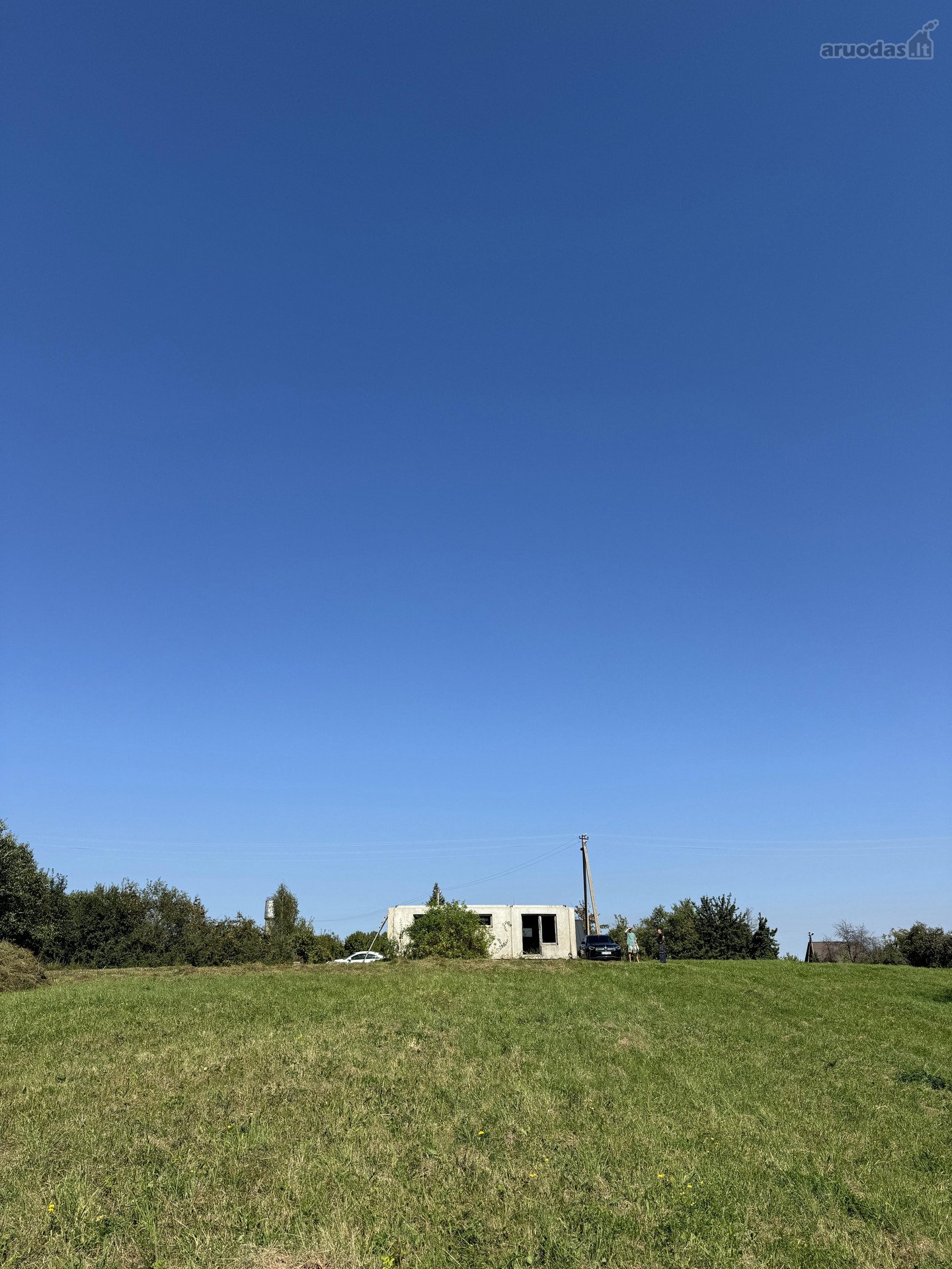 Parduodamas sklypas su 80m2 + antresolės namo