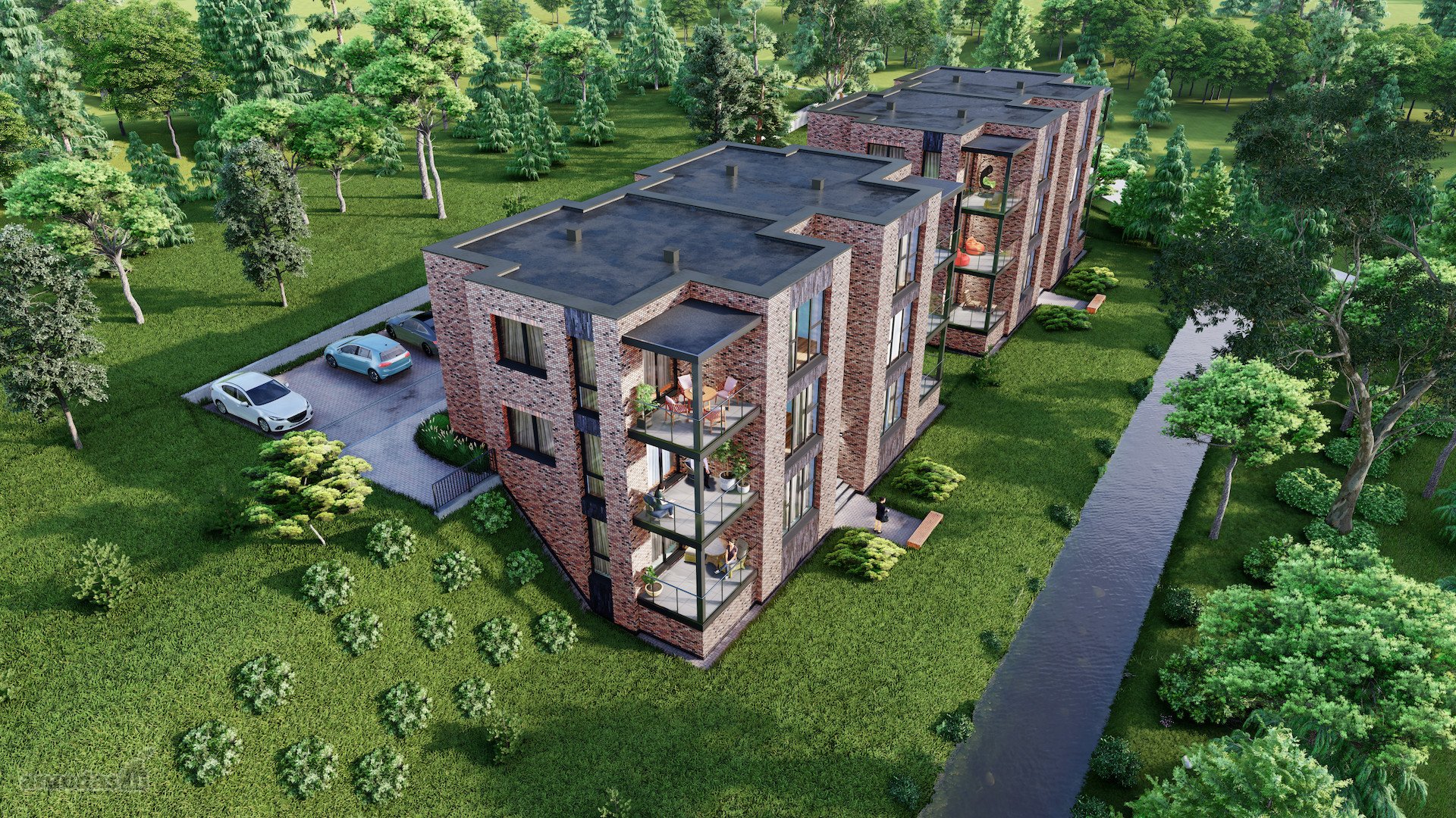 75 M² Butas Gineitiškėse 5% vasaros