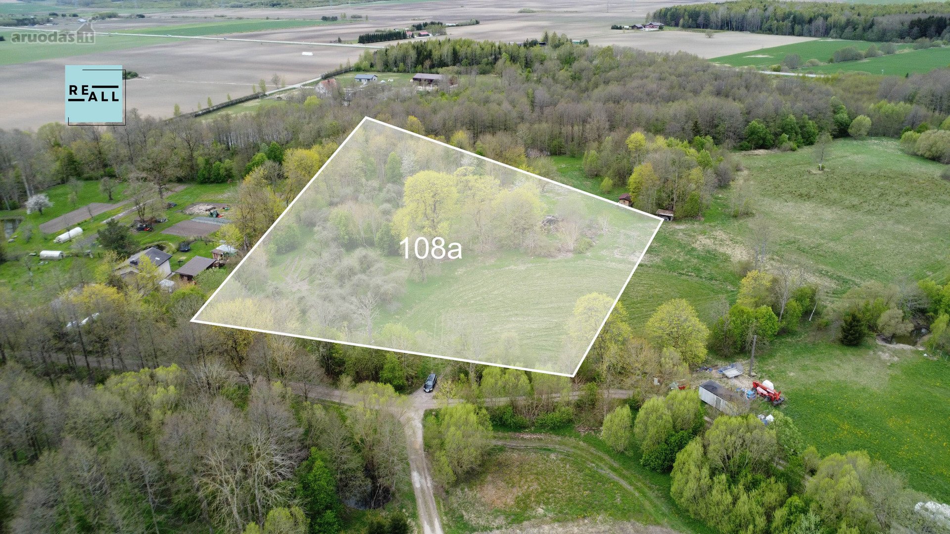 Parduodamas 1,08 Ha Sklypas Su Registruotu