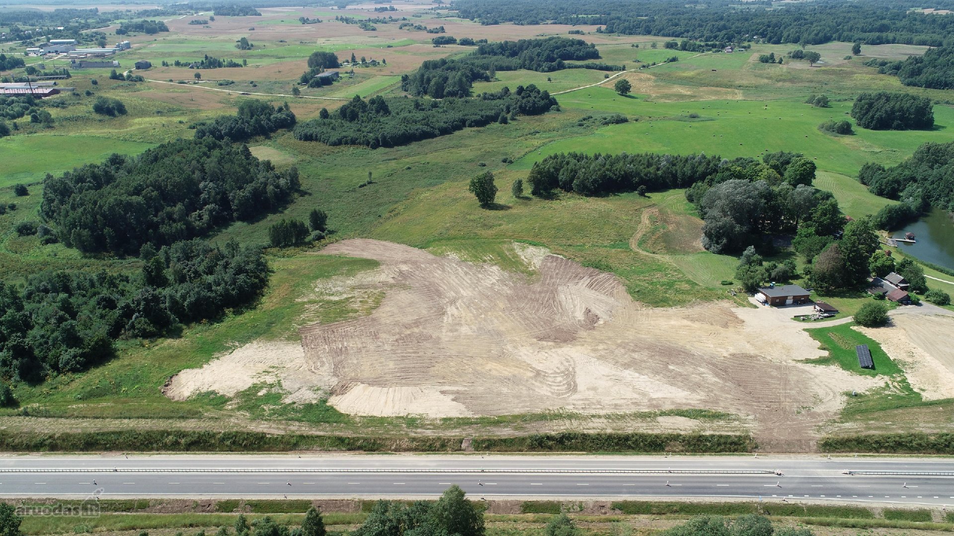 Parduodamas 5,65 ha žemės sklypas Raudonės
