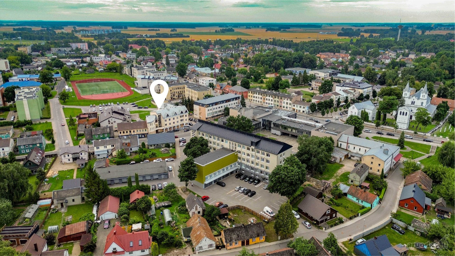Parduodamas erdvus 2 kambarių butas miesto