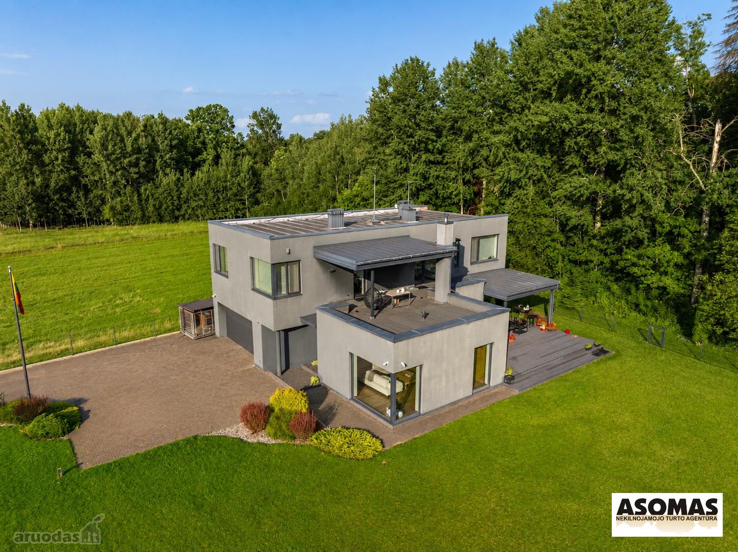 Modernios Architektūros Namas Raudondvaryje