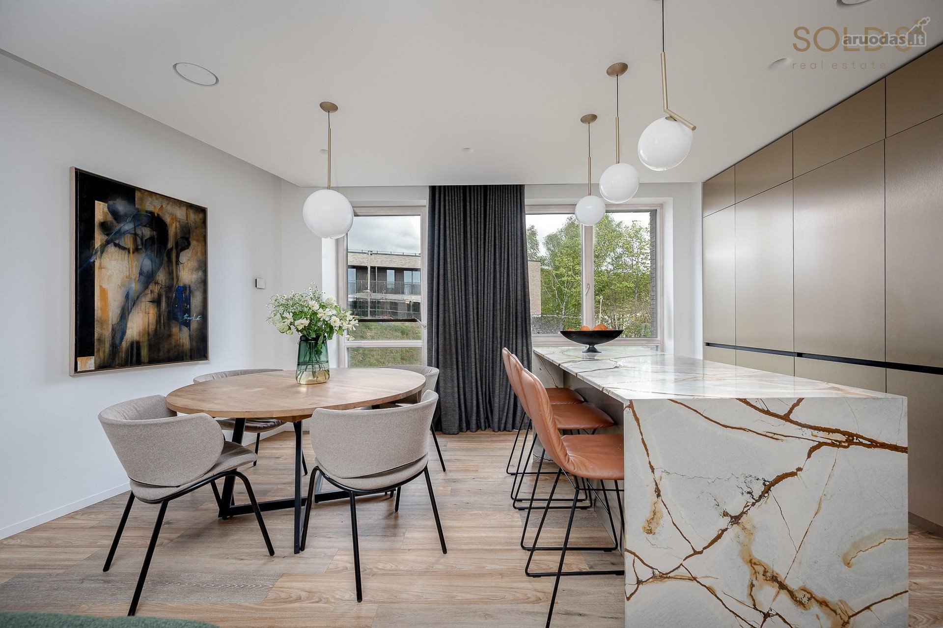 Erdvūs penthouse apartamentai puikiai tiks