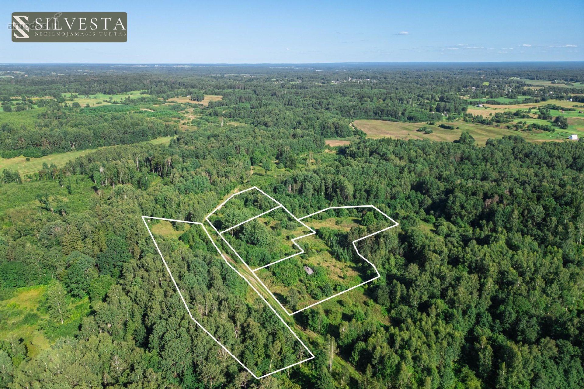 Parduodamas 2,33 Ha Sklypų Masyvas Su Sodybos